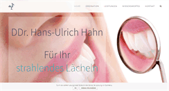 Desktop Screenshot of dr-hahn.at