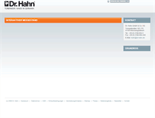 Tablet Screenshot of messestand.dr-hahn.eu